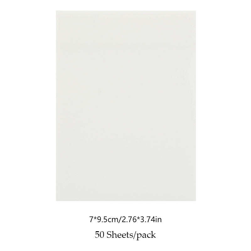 Waterproof Transparent Sticky Note Pad for School Office 50-100 Sheets