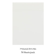 Waterproof Transparent Sticky Note Pad for School Office 50-100 Sheets