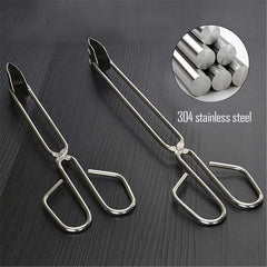 Stainless Steel Kitchen Tongs Scissors Salad Tong Kitchen Supplies