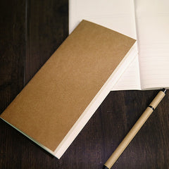 Notebook Journal Refill Inserts Blank Dot Dotted Paper 8.25x4.25 - 1pc/2pcs