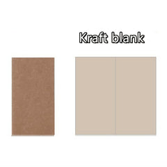 Notebook Journal Refill Inserts Blank Dot Dotted Paper 8.25x4.25 - 1pc/2pcs