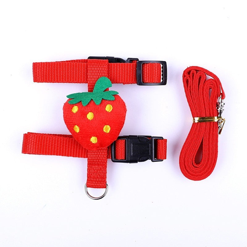 Adjustable Rabbit Harness And Leash Bunny Leash And Harness Set For Walking