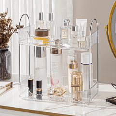 3 Tier Bathroom Counter Organizer Clear Skin Care Vanity Countertop