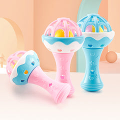2pcs Baby Ringing Toys Dental Gel Grasping Ball Boys & Girls