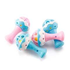 2pcs Baby Ringing Toys Dental Gel Grasping Ball Boys & Girls