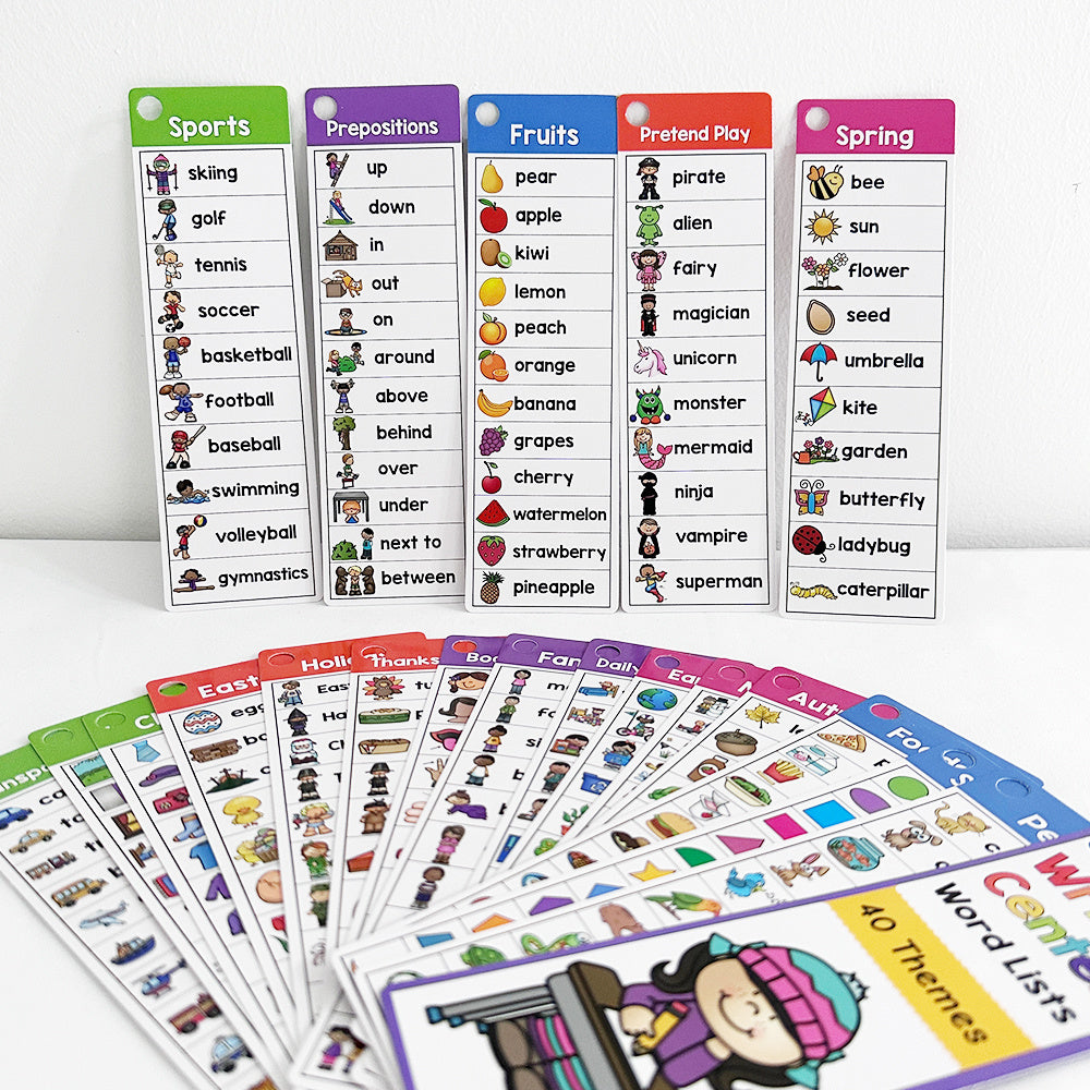 Halloween Sight Word Flash Cards for Kids Learning Reading - Set of 40 Themes