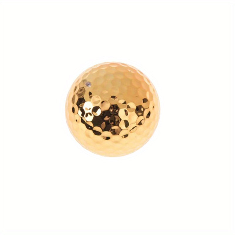 Portable Double Layer Plated Ball Accessory for Improved Golf Game
