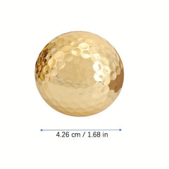 Portable Double Layer Plated Ball Accessory for Improved Golf Game