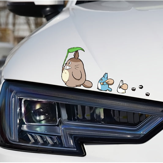 Funny Dinosaur Car Stickers - Creative Cartoon Scratch Shield Glass Decoration
