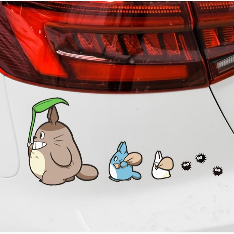 Funny Dinosaur Car Stickers - Creative Cartoon Scratch Shield Glass Decoration