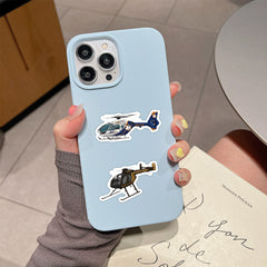 60pcs Cartoon Helicopter Airplane Waterproof Decals for Car Laptop
