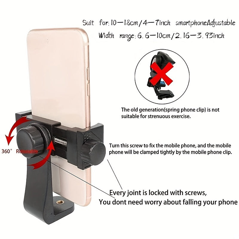 Universal Cell Phone Chest Mount Strap Holder for Outdoor Activities