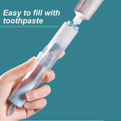Travel Toothbrush Set with Toothpaste and Case