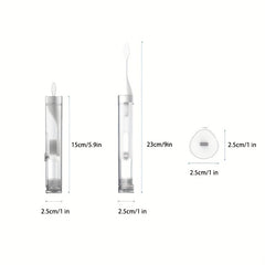 Travel Toothbrush Set with Toothpaste and Case