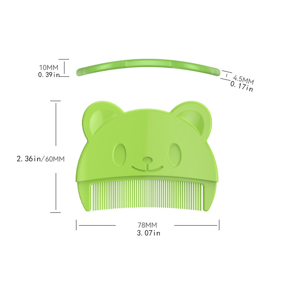 2pcs Baby Fetal Head Comb Soft Infant Bathing Comb & Hair Cleaning Supplies