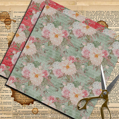 12 Sheets Large Size Material Paper Retro Hand Account Decoration Diy Tools