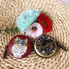 2pcs Leather Tape Measure Macaron Tie Bag Small Ruler