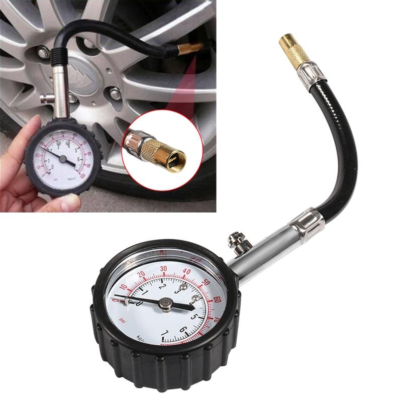 100Psi Long Tube Tire Pressure Gauge Meter