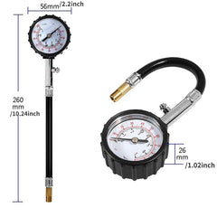 100Psi Long Tube Tire Pressure Gauge Meter