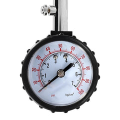 100Psi Long Tube Tire Pressure Gauge Meter
