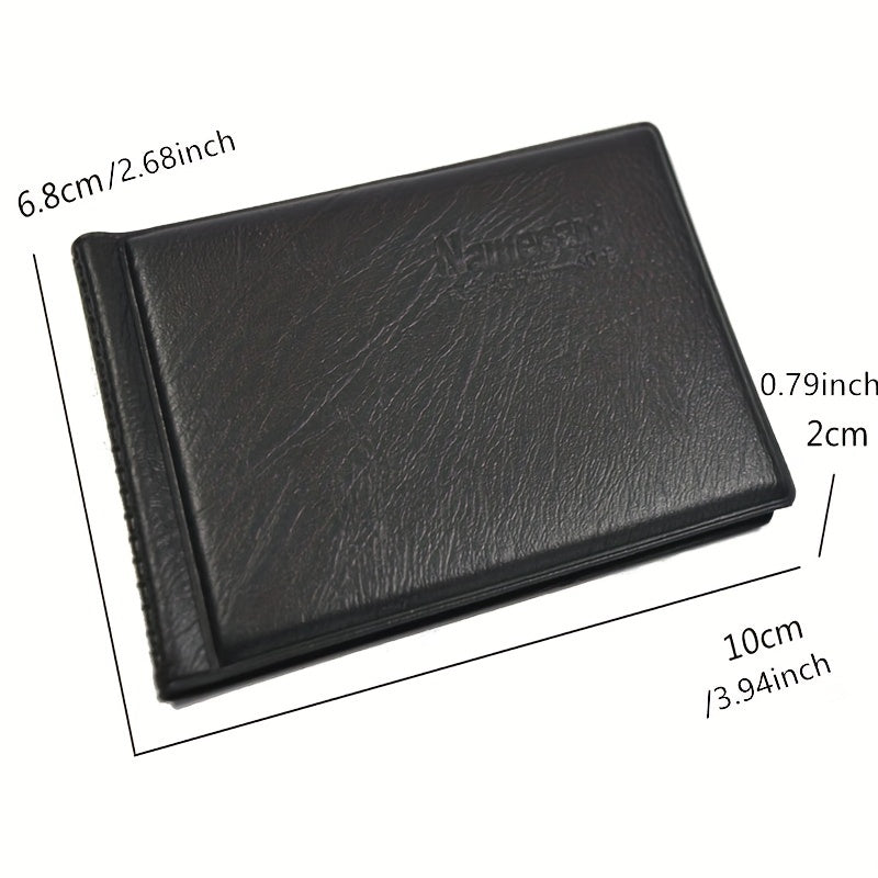 Men's Card Holder 40 Card Slots Solid Credit Bank Driver's Licence Holder