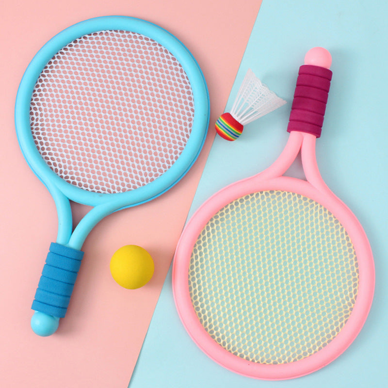 Kids Badminton Rackets Set Parent Child Interactive Tennis Indoor Outdoor Toys