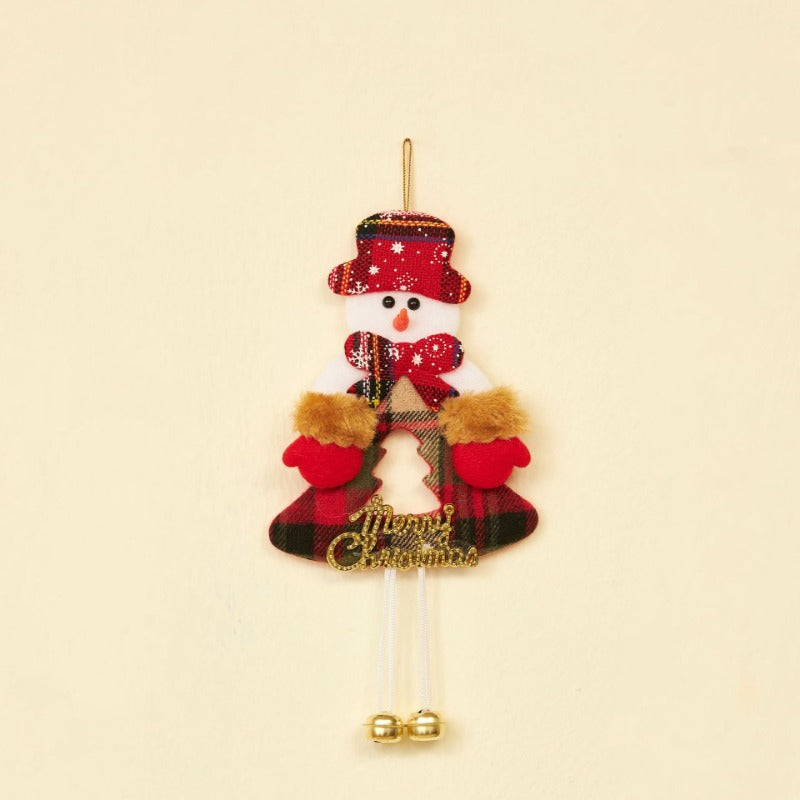 1pc Christmas Doll Tree Bell Hanging Ornament