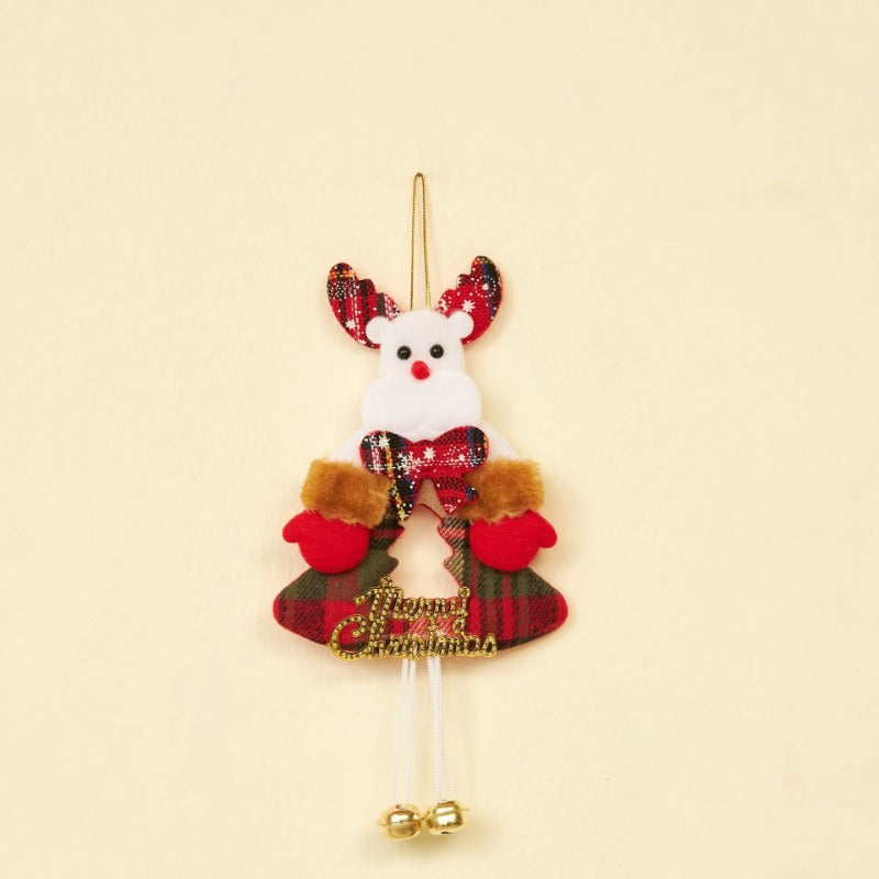 1pc Christmas Doll Tree Bell Hanging Ornament
