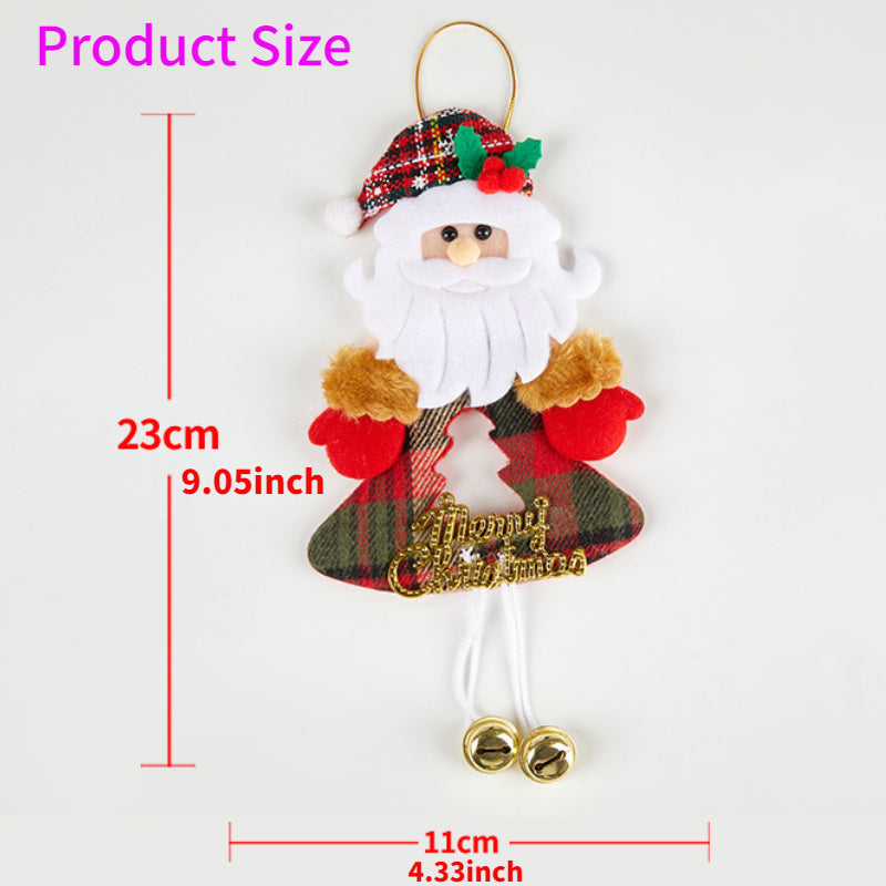 1pc Christmas Doll Tree Bell Hanging Ornament