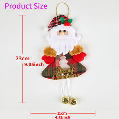 1pc Christmas Doll Tree Bell Hanging Ornament