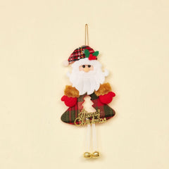 1pc Christmas Doll Tree Bell Hanging Ornament