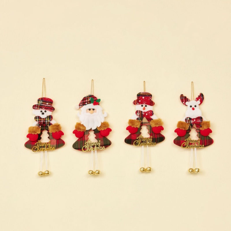 1pc Christmas Doll Tree Bell Hanging Ornament