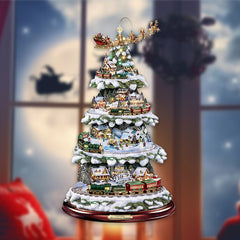 1Pc Christmas Tree Crystal Tree Christmas Sticker Decoration Sticker