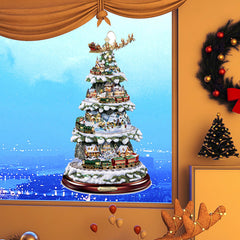 1Pc Christmas Tree Crystal Tree Christmas Sticker Decoration Sticker