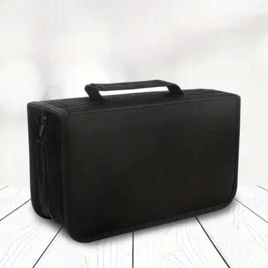 128 Capacity CD DVD Storage Organizer Portable Disc Storage Bag