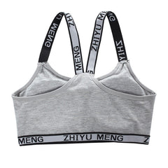 Girls Cotton Padded Training Bra Panties Set