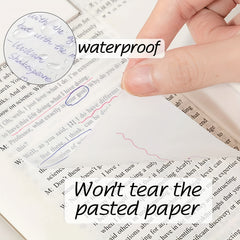 200pcs Transparent Sticky Notes 7.62x7.62cm Waterproof Self Adhesive