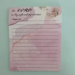 Colorful Flower Memo Notebook Sticky 50 Sheets English Horizontal Sticky