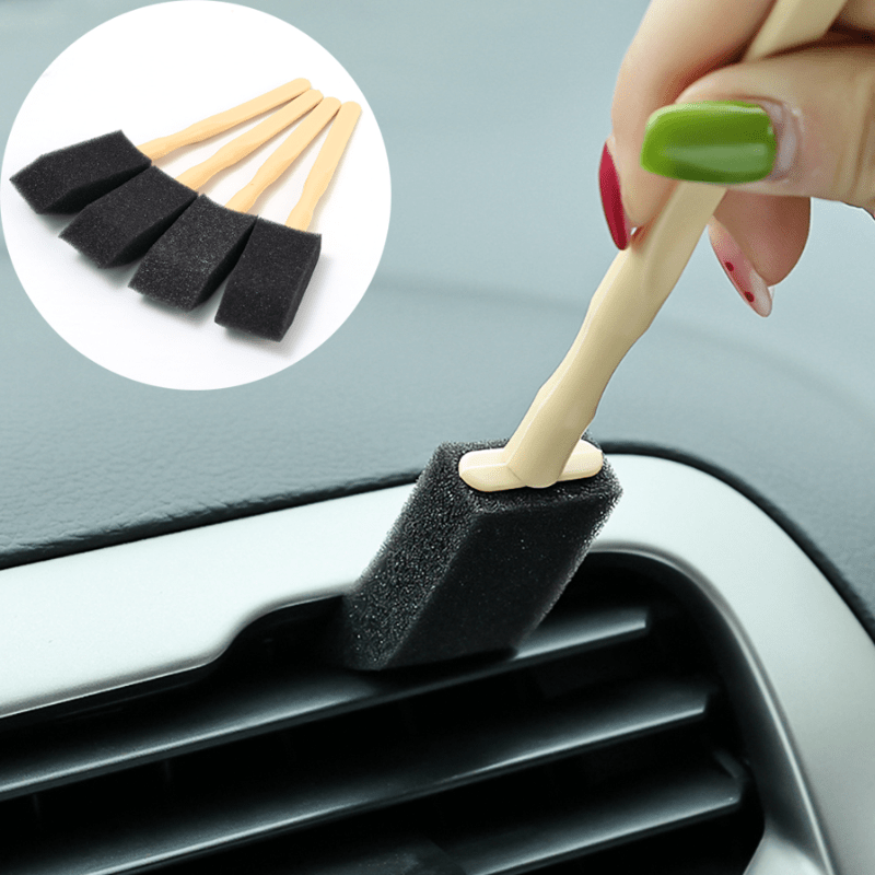 Car Air Outlet Cleaning Sponge Brush Interior Detailing Dust Removal