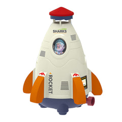 Space Rocket Sprinklers Rotating Water Launcher Summer Fun