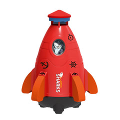 Space Rocket Sprinklers Rotating Water Launcher Summer Fun