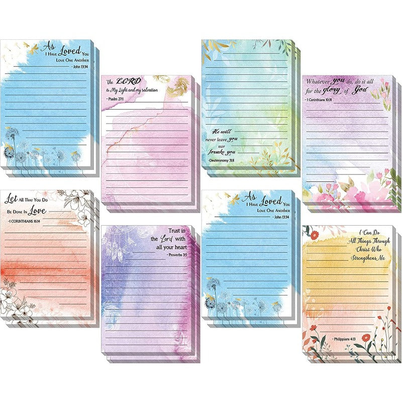 Colorful Flower Memo Notebook Sticky Convenience Sticky Sticky