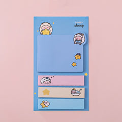 1pc Animal Sticky Note Combination Cute Animal Message Note