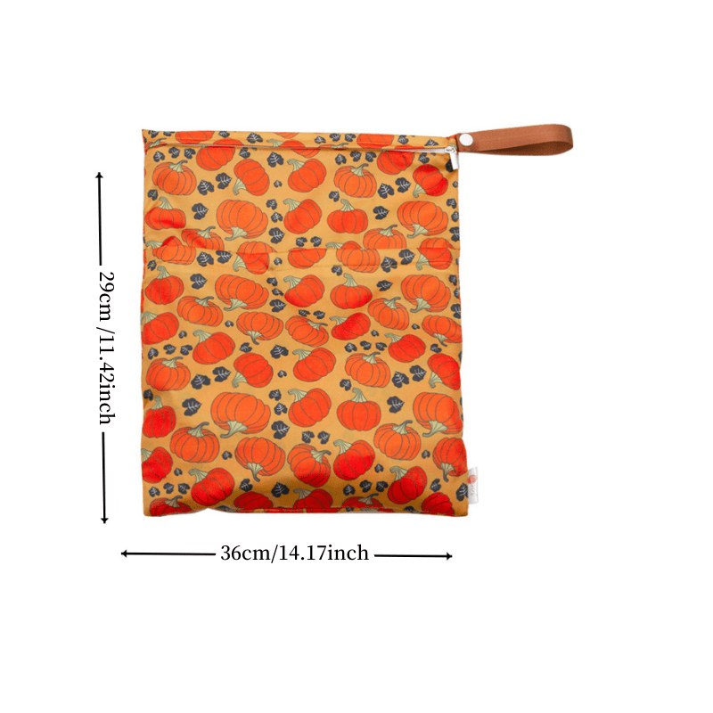 Waterproof Reusable Wet Bag - Variety of Decor Patterns - Double Zipper