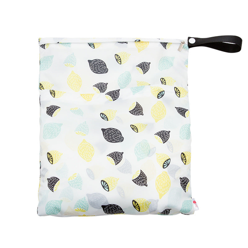Waterproof Reusable Wet Bag - Variety of Decor Patterns - Double Zipper