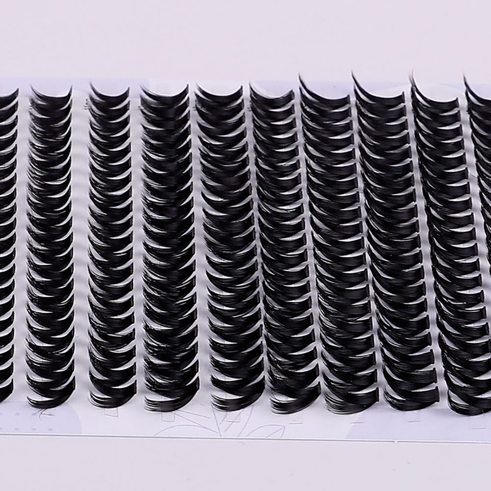 200 Pcs D Curl Lash Clusters DIY Eyelash Extensions Natural Look