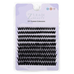 200 Pcs D Curl Lash Clusters DIY Eyelash Extensions Natural Look