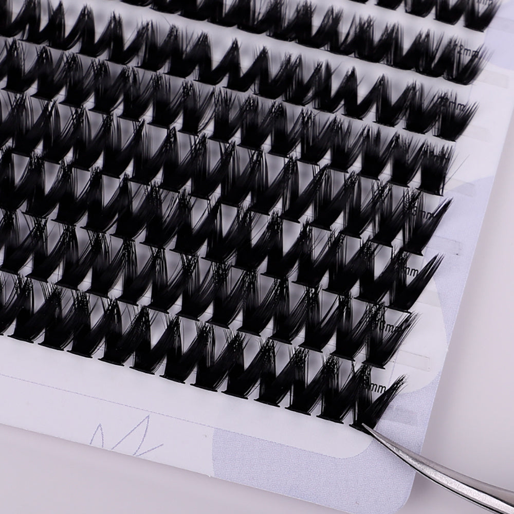 200 Pcs D Curl Lash Clusters DIY Eyelash Extensions Natural Look