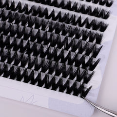 200 Pcs D Curl Lash Clusters DIY Eyelash Extensions Natural Look