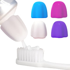Silicone Dog Toothpaste Caps, Reusable Topper Dispensers